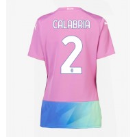 AC Milan Davide Calabria #2 Tredje Tröja Kvinnor 2023-24 Korta ärmar